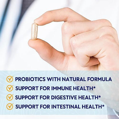12 PPM Molecular Hydrogen Tablets & 120 Billion CFU Probiotics with 36 Strains | Daily Wellness & Digestive Routine | 2 Items