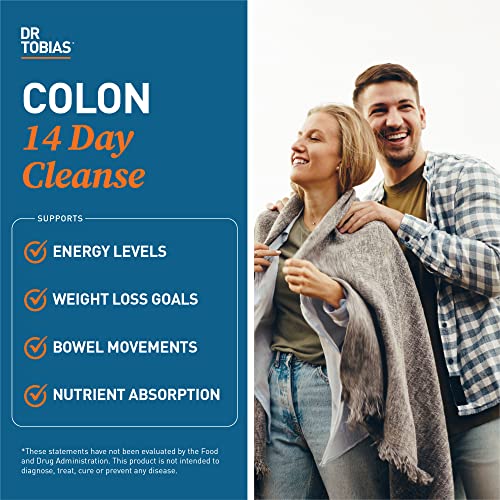 Dr. Tobias Colon 14 Day Cleanse, Advanced Gut Cleanse Detox (1-2 Daily)
