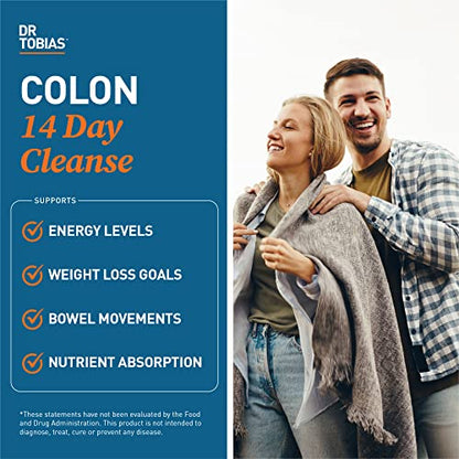 Dr. Tobias Colon 14 Day Cleanse, Advanced Gut Cleanse Detox (1-2 Daily)