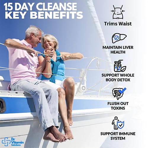 Professional Detox Cleanse for Weight Loss and Belly Fat, 15 Day Colon Cleanse, Body Detox