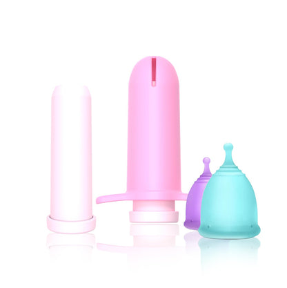 Mottery Applicator Tool for Menstrual Cups for Easy Insertion,Reusable Period Cup Applicator Set