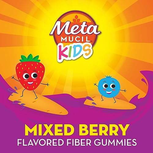 Metamucil Kids Fiber Supplement Gummies, 120ct Gummies