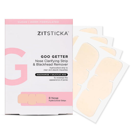 ZitSticka Nose Pore Strips, Blackhead Remover Strip, 8 Count