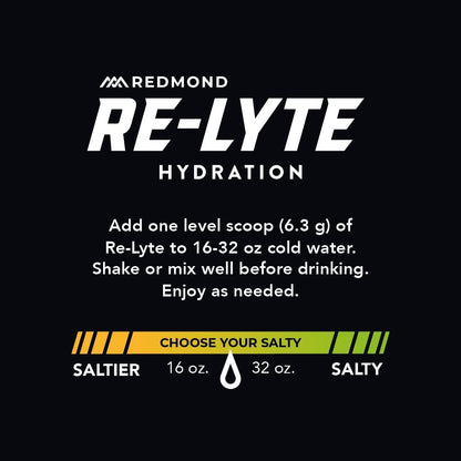 REDMOND Re-Lyte Sugar Free Electrolyte Powder Mix (Strawberry Lemonade) | Zero Sugar Electrolytes, Hydration Powder