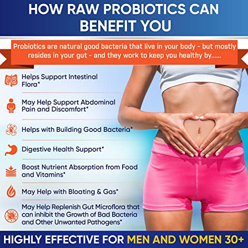 Organic Probiotics 100 Billion CFU, Dr Formulated Probiotics for Women, Probiotics
