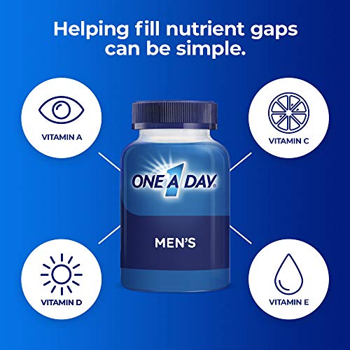 One A Day Men’s Multivitamin Gummies, Multivitamin for Men with Vitamin A, C, D, E