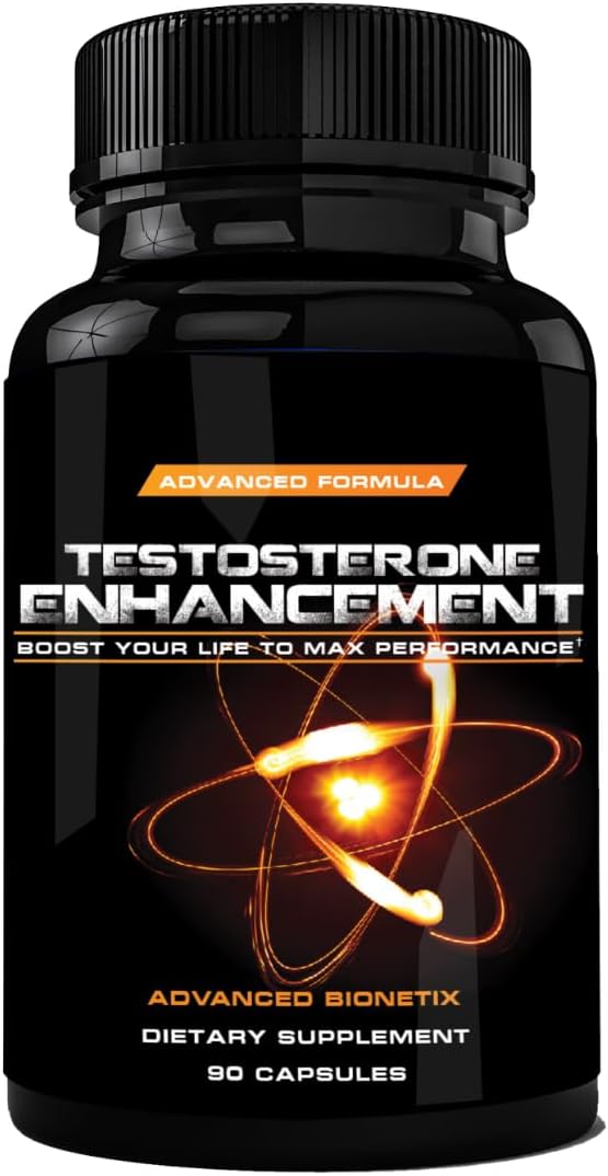 Testosterone Booster Male Enhancement. #1 Recommended by Men Over the Age of 40* Increase Desire, Energy, Lean Muscle. Melt Away Fat with Zinc, Tribulus, Tongkat Ali, Horny Goat Weed & More