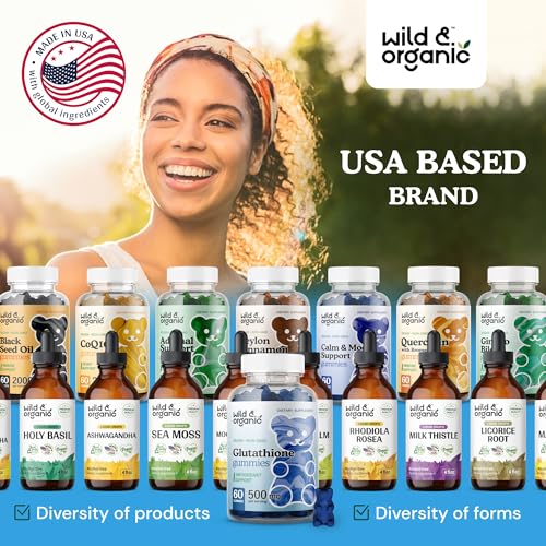 Wild & Organic Glutathione Gummies - Reduced Glutathione for Liver Cleanse