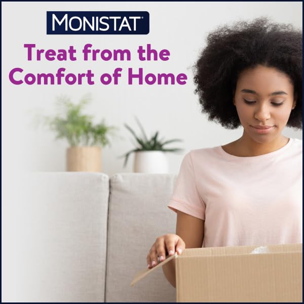 Monistat 7 Vaginal Cream with Tube Plus 7 Disposable Applicators, Anti-Fungal, For Most Vaginal Yeast