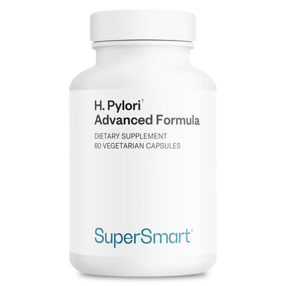 Supersmart H. Pylori Formula 20 Billion CFU per Day - Natural Probiotic Lactobacillus Reuteri DSM 17648 Supplement | Non-GMO & Gluten Free - 60 Vegetarian Capsules