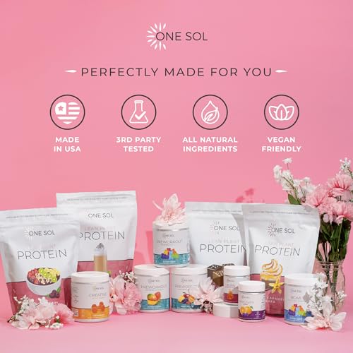 One Sol Protein Powder, Lean & Low Carb, No Bloating, Gluten Free, Lactose-Free
