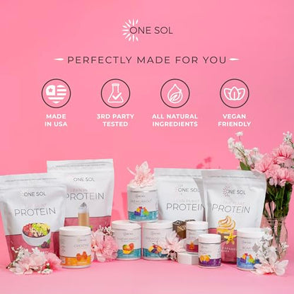 One Sol Protein Powder, Lean & Low Carb, No Bloating, Gluten Free, Lactose-Free