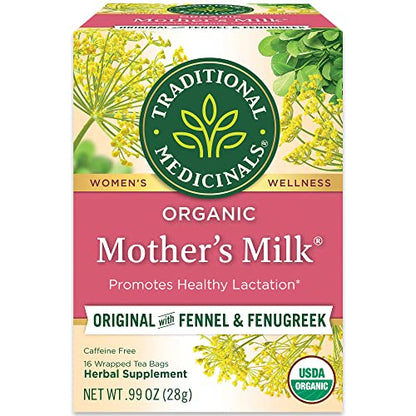Traditional Medicinals Tea, Organic Mother's Milk, Promotes Healthy Lactation