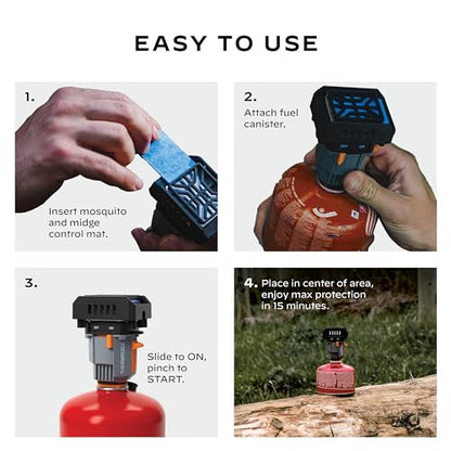 Thermacell Backpacker Mosquito & Midge Protector; Includes 3 x 4hr Mats; Runs