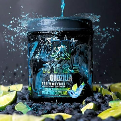 Ryse Noel Deyzel x Godzilla Pre Workout | Intense Pumps, Energy, & Focus | Citrulline & Beta