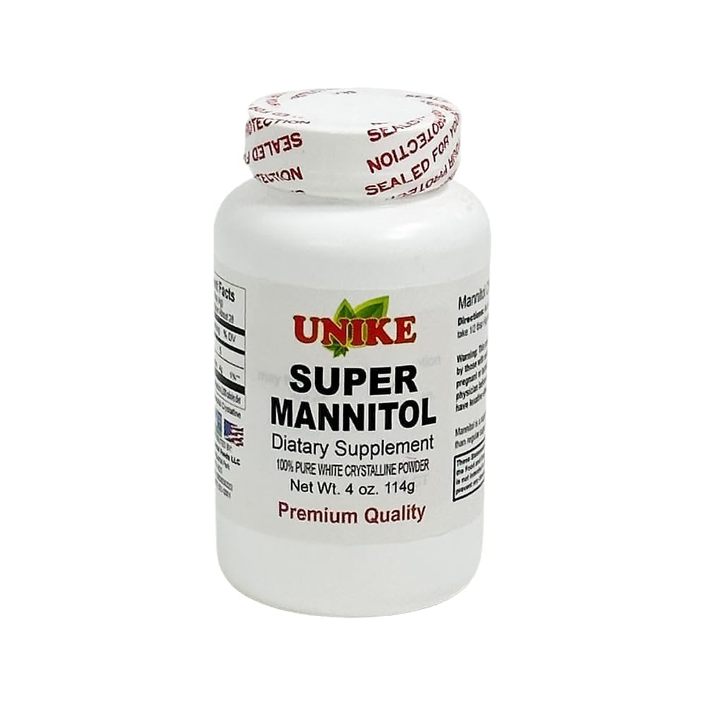 Unike Nutra Mannitol Powder - Mannitol Sweetener, Sugar Substitute, Mannitol Supplement, Natural & Gluten Free, 4g per Servings, Premium Mannitol Powder, 1kg (2.2 lbs) (Pack of 1)