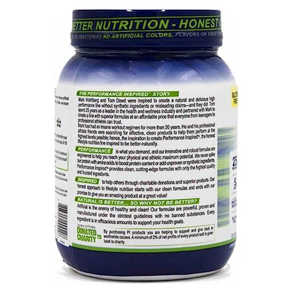 Performance Inspired Nutrition WHEY Protein Powder - All Natural - 25G - Contains