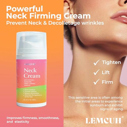 Neck Firming Cream for Women: Neck Cream - Neck Tightening Cream - Neck Creams