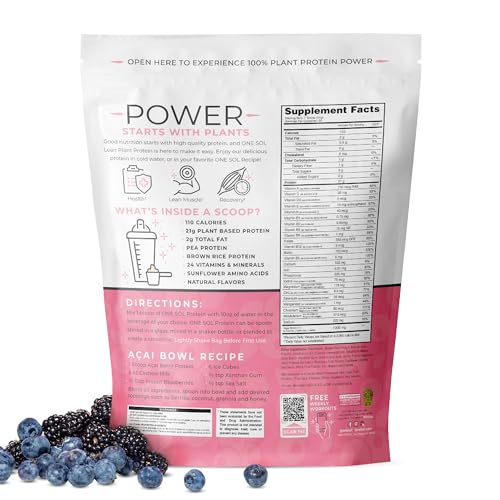 One Sol Protein Powder, Lean & Low Carb, No Bloating, Gluten Free, Lactose-Free
