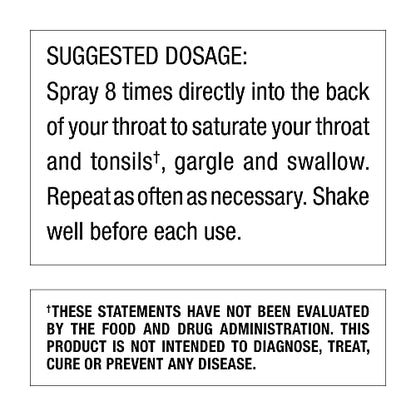 Dr. Schulze's Throat & Tonsil | Cool, Soothe & Protect | Herbal Supplement | Vegan & Koshe