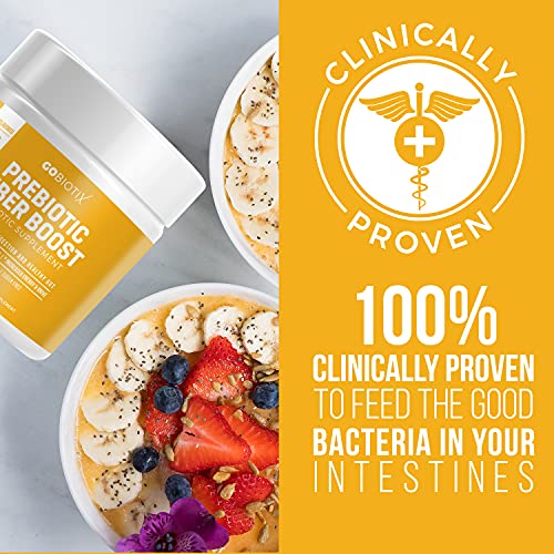 GOBIOTIX Fiber Supplement - Prebiotic Soluble Fiber Powder, Supports Gut Health