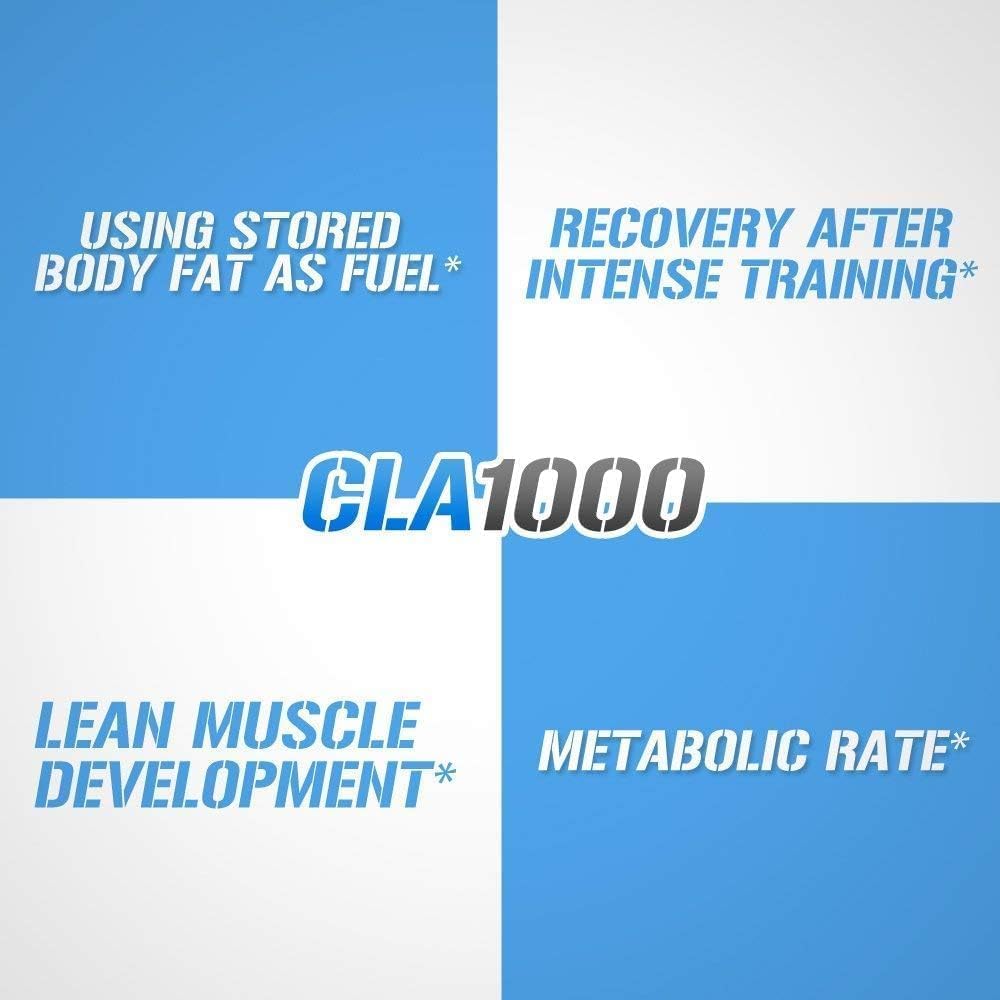 Evlution Conjugated Linoleic Acid CLA Supplement Nutrition Lean Muscle Mass Builder & Fat Burner for Men and Women - Stimulant-Free Safflower Based CLA 1000mg Blend Per Serving (90 Servings)