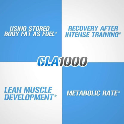 Evlution Conjugated Linoleic Acid CLA Supplement Nutrition Lean Muscle Mass Builder & Fat Burner for Men and Women - Stimulant-Free Safflower Based CLA 1000mg Blend Per Serving (90 Servings)