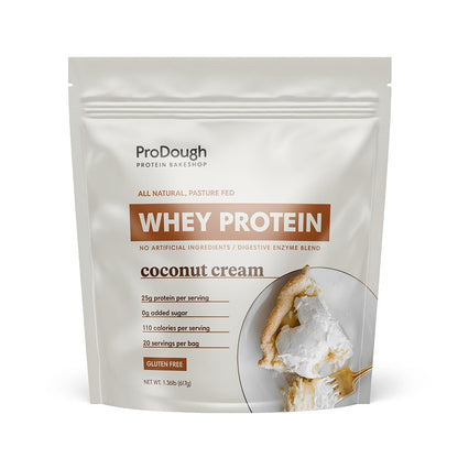 ProDough Gourmet Whey Isolate Hydrolized Protein Powder for Shake Mix- Easy Digest 