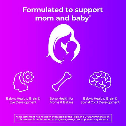 One-A-Day Prenatal 1 with DHA & Folic Acid Softgels, 30 ea (Pack of 4)