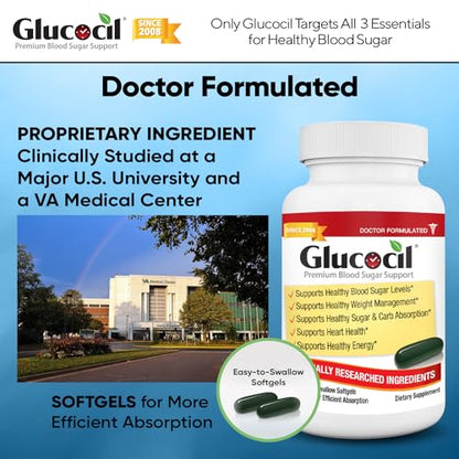 Glucocil – Premium Blood Sugar Support - Over 2 Million Bottles Sold