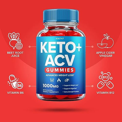 (2 Pack) Keto ACV Gummies Advanced Weight Loss, Acv Keto Gummies, Keto ACV