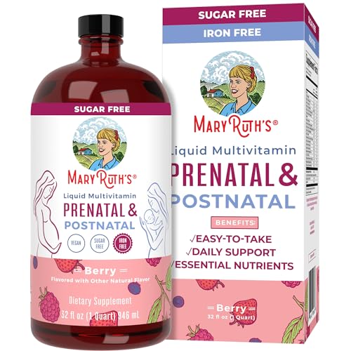 MaryRuth Organics Postnatal & Prenatal Vitamins for Women | Sugar Free | Womens 
