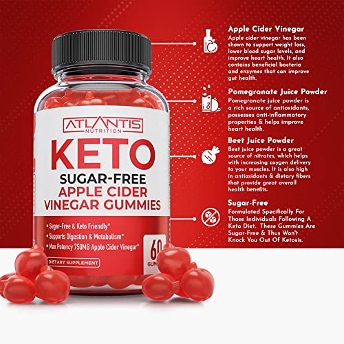 Sugar-Free Keto ACV Gummies for Weight Loss - Apple Cider Vinegar Keto ACV Gummies