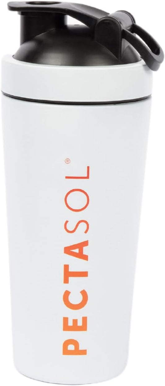EcoNugenics Pectasol Shaker Bottle - 25 Ounce - with Wire Whisk & Carrying Handle