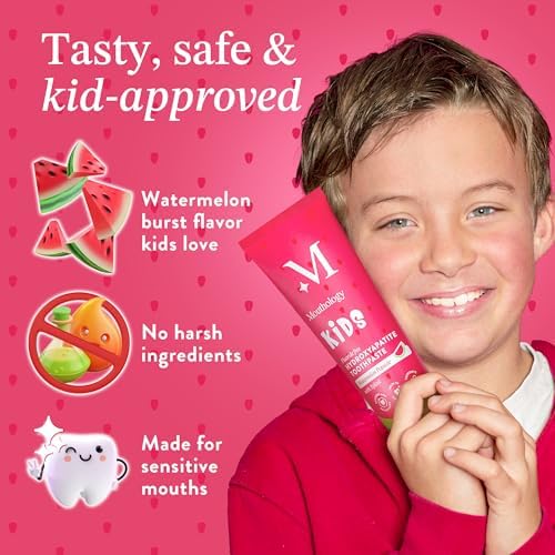 Mouthology Kid's Toothpaste (Strawberry and Watermelon) and 10% Nano Hydroxyapatite Toothpaste (Fluoride Free)