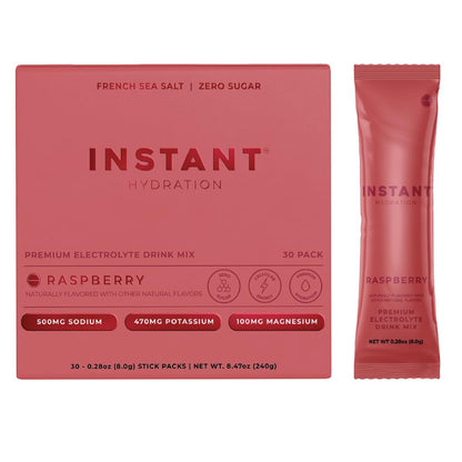 Instant Hydration Electrolytes Powder Packets - Watermelon Electrolyte Drink Mix - Zero Sugar - Keto, Vegan, Gluten-Free, Non-GMO - Boost Recovery, Brain Health, Muscle & Tissue Support- 30 Sticks