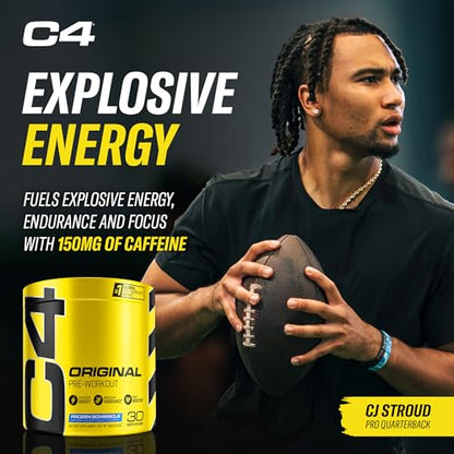 Cellucor C4 Original Pre Workout Powder Frozen Bombsicle Sugar Free Preworkout