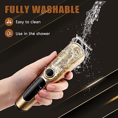 Ufree Beard Trimmer for Men with Charging Stand, IPX7 Waterproof Electric Razor Shavers