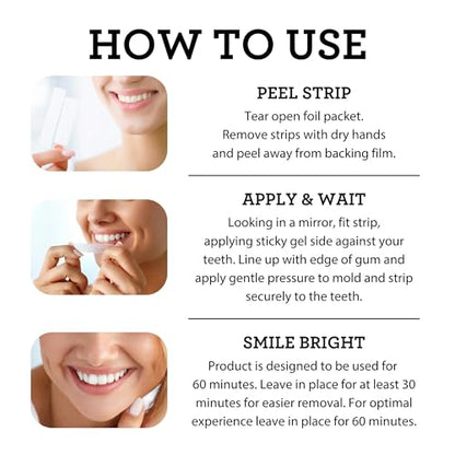 GuruNanda Teeth Whitening Strips - 7 Treatments with 14 Strips - Professional, Enamel-Safe