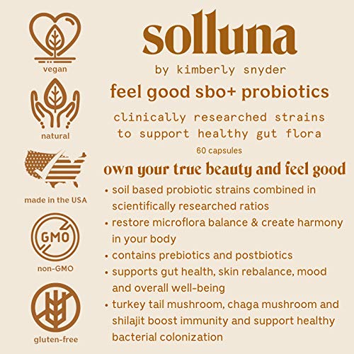 Solluna by Kimberly Snyder Feel Good SBO Probiotics Soil Based Organisms (SBOs)