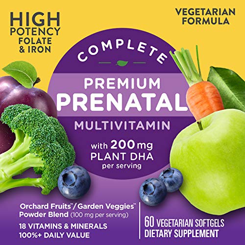 Nature's Way Alive! Complete Premium Prenatal Multivitamin for Women, Healthy Eye and Brain