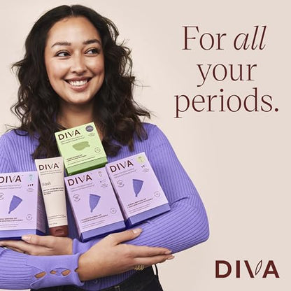 Diva Disc - Comfortable, Reusable Menstrual Disc with Leakproof Shield - Period Disc for Up to 12 Hours