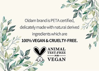 Oldam Feminine Flushable Wipes: 100% Vegan, pH-Balanced, Moisturizers & Essential Oils, Sensitive Skin