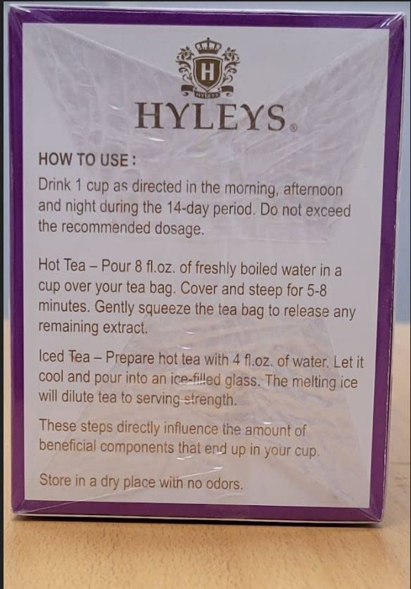 Hyleys 14 Day Weight Loss Tea - 42 Tea Bags (1 Pack), Detox Tea for Cleanse