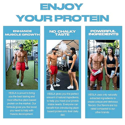 XEELA Plant Based Vegan Protein Powder - Independently Tested - 25g High Protein