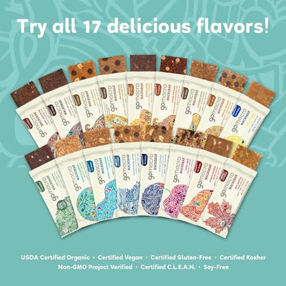 GoMacro MacroBar Organic Vegan Protein Bars - Coconut + Almond Butter + Chocolate