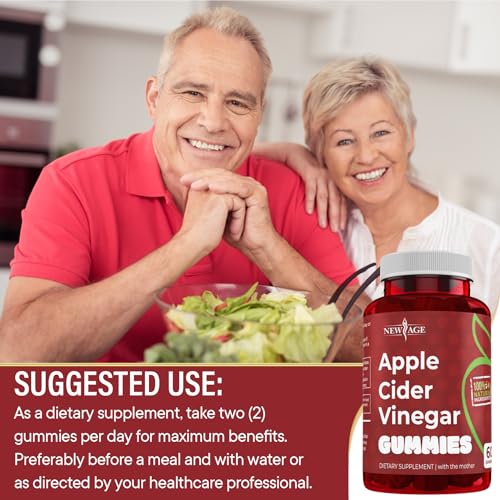 NEW AGE Apple Cider Vinegar Gummies 2-Pack - 120 Count - Immunity & Detox