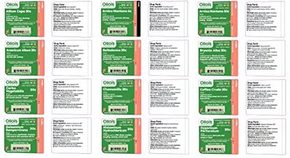 OLLOIS Homeopathy 20-Remedy Starter Kit (Organic & Lactose-Free