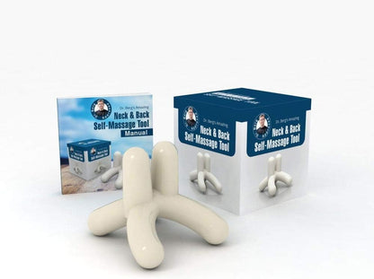 Dr. Berg Body, Neck & Back Self-Massage Tool - Comes with an Instructions Manual & Access to How-to Online Videos