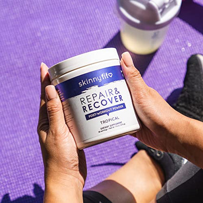 SkinnyFit Repair & Recover 30 Servings: BCAA Powder for Women, Branched Chain Amino